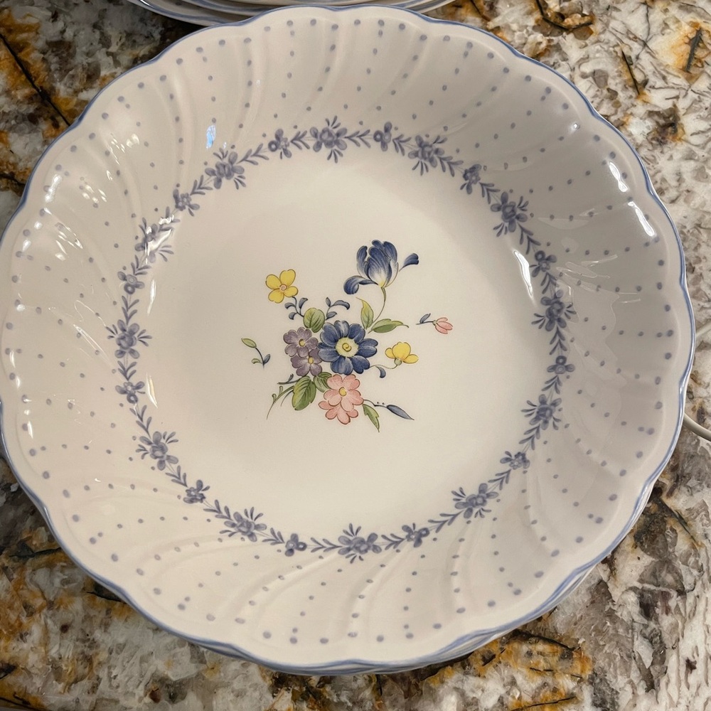 Nikko Ceramics Blue Peony Bowl